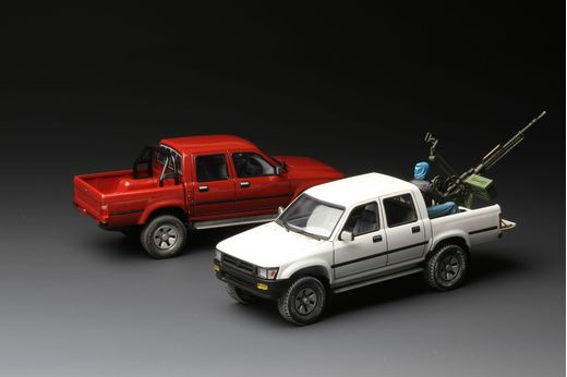 Maquette voiture : Pick UP w/ZPU-1 in 1:35 MENG-Model VS-001