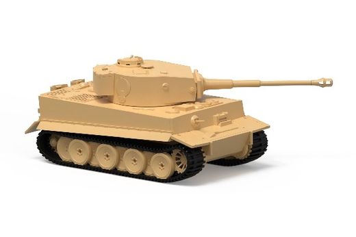 Maquette tank : Small Beginners Set Tiger 1 - 1/72 - Airfix 55004