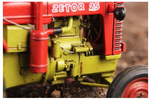 Maquette végicule agricole Tracteur Zetor 25 1/48 - CMK 08062