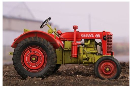 Maquette végicule agricole Tracteur Zetor 25 1/48 - CMK 08062