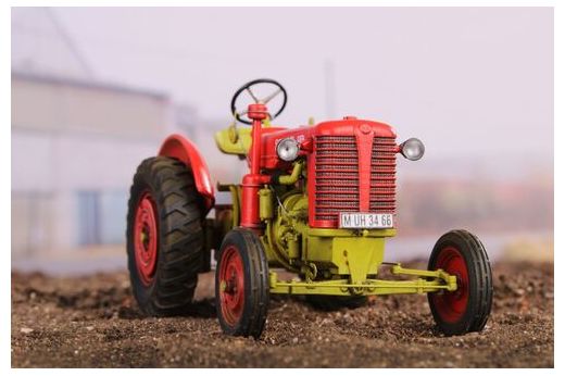 Maquette végicule agricole Tracteur Zetor 25 1/48 - CMK 08062