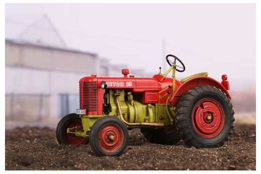 Maquette végicule agricole Tracteur Zetor 25 1/48 - CMK 08062