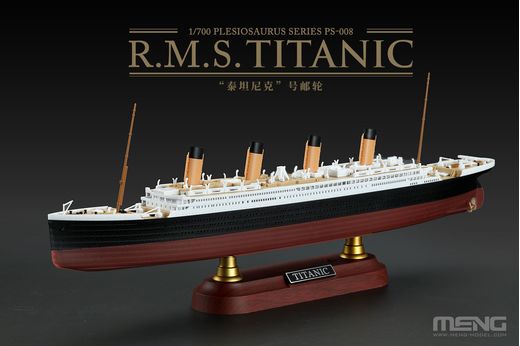 Maquette de bateau de croisière : RMS titanic 1/700 - Meng PS-008