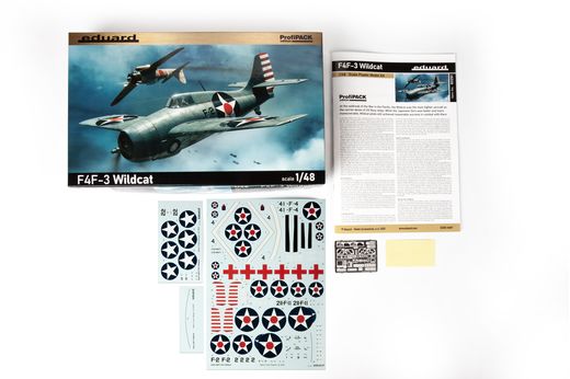 Maquette d'avion militaire : F4F-3 Wildcat 1/48 - Eduard 82201