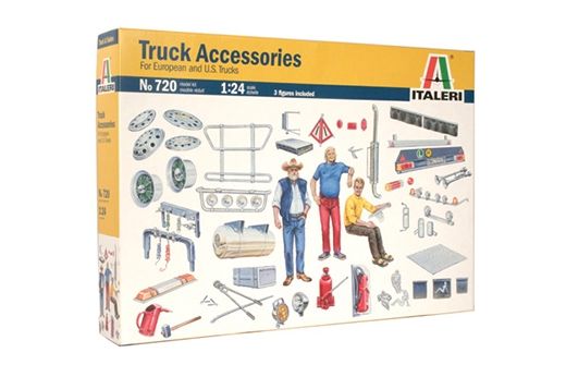Décor miniature : Accessoires camions 1/24 - Italeri 0720