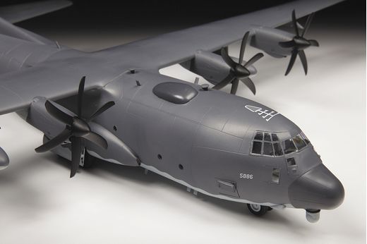 Maquette d'avion militaire : AC-130J Gunship 1/72 - Zvezda 7326