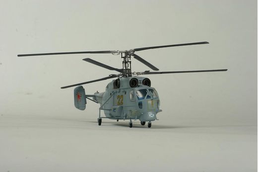 Maquette d'hélicoptère militaire : Kamov KA 27ANTi S/ Mari 1/72 - Zvezda 7214