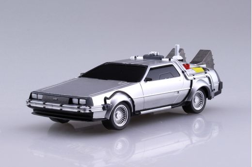 Maquette automobile : Retour vers le futur Delorean part II 1/43 - Aoshima 05476
