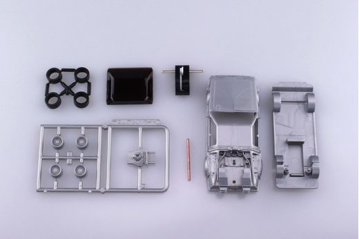 Maquette automobile : Retour vers le futur Delorean part II 1/43 - Aoshima 05476