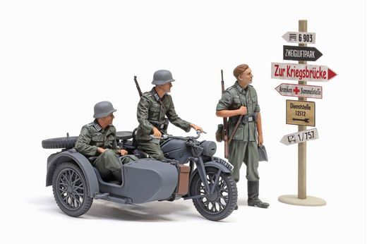 Véhicule militaire : Moto KS600 & Sidecar 1/35 - Tamiya 35384