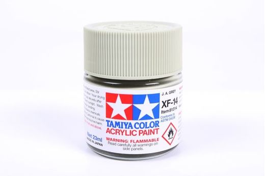 Peinture pour maquettes - XF14 GRIS ARMEE DE L'AIR MAT - XL 23 ml - Tamiya 81314