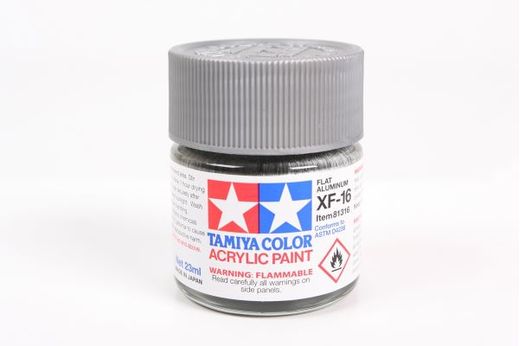 Peinture pour maquettes - XF16 ALUMINIUM  MAT - XL 23 ml - Tamiya 81316