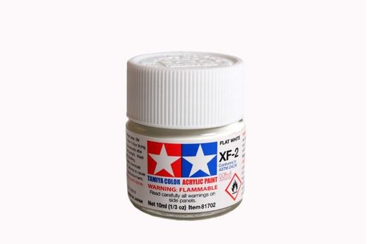 Tamiya 81702 - XF2 Blanc Mat : Peinture acrylique