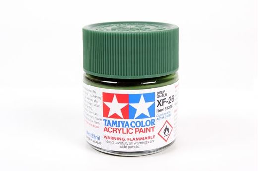 Peinture pour maquettes - XF26 VERT FONCE MAT - XL 23 ml - Tamiya 81326