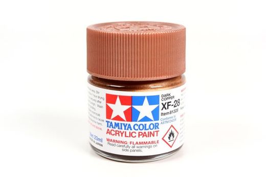 Peinture pour maquettes - XF28 CUIVRE FONCE MAT - XL 23 ml - Tamiya 81328