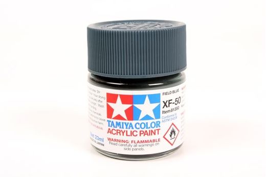 Peinture pour maquettes - XF50 BLEU CAMPAGNE MAT - XL 23 ml - Tamiya 81350