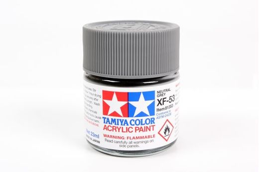 Peinture pour maquettes - XF53 GRIS NEUTRE FONCE MAT - XL 23 ml - Tamiya 81353