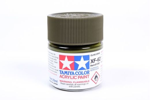 Peinture pour maquettes - XF62 OLIVE CLAIR MAT - XL 23 ml - Tamiya 81362
