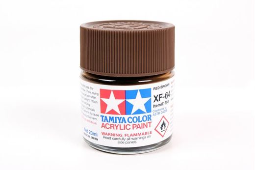Peinture pour maquettes - XF64 ROUGE BRUN MAT - XL 23 ml - Tamiya 81364