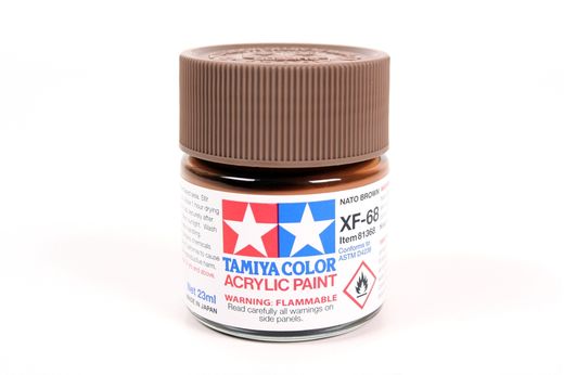 Peinture pour maquettes - XF68 BRUN OTAN mat - XL 23 ml - Tamiya 81368