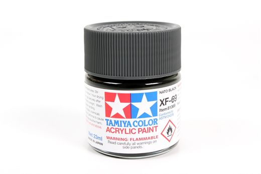 Peinture pour maquettes - XF 69 NOIR OTAN MAT- XL 23 ml - Tamiya 81369