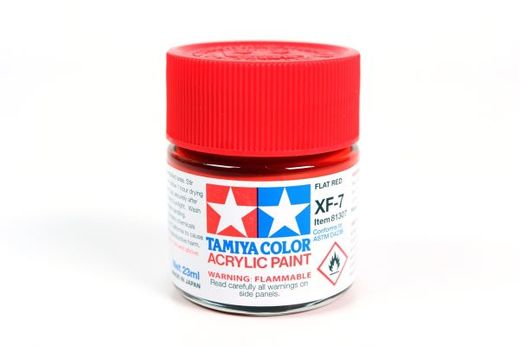 Peinture pour maquettes - XF7 ROUGE mat- XL 23 ml - Tamiya 81307