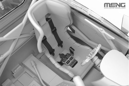 Maquette automobile : Audi R8 LMS GT3 Evo II 1/24 - Meng CS-009