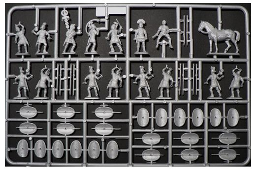 Figurines de soldats antiques : Infanterie romaine 1/72 - Italeri 06021
