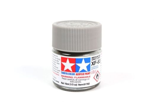 Tamiya 81783 - XF83 Gris Medium Sea Mat : Peinture acrylique
