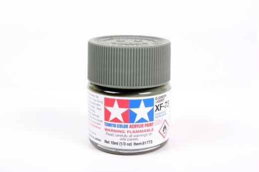 Tamiya 81773 - XF73 Vert foncé mat : Peinture acrylique