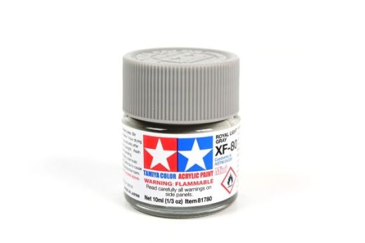 Tamiya 81780 - XF80 Gris Royal Mat : Peinture acrylique