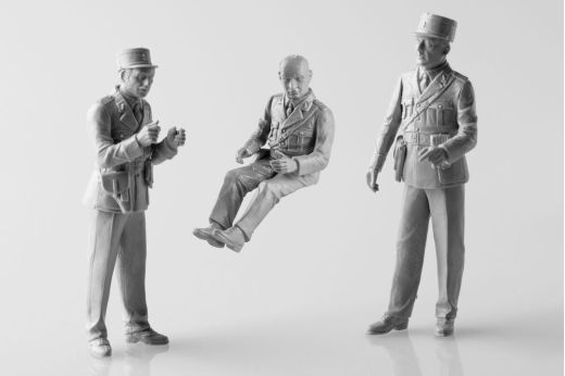 Figurines : Officiers de police français 1/24 - Heller 82751