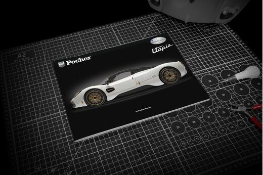 livret Pagani Utopia coupé Perla - Pocher HK123
