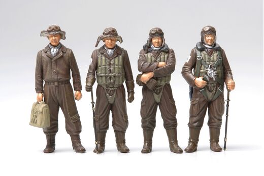 Figurines accompagnant l'avion WWII : A6M5/5a Zero Model 52 - Tamiya 61103