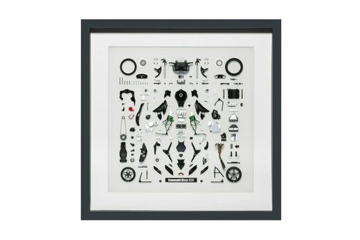 Panneau de pièces moto miniature : Kawasaki Ninja H2R 1/12 - Tamiya 21240
