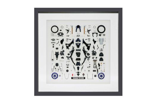 Panneau de pièces moto miniature : Yamaha YZF-R1M 2018 1/12 - Tamiya 21242