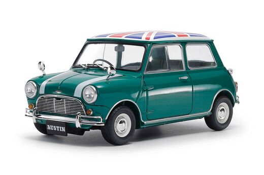 Maquette voiture : Austin Mini Cooper 1275S Mk.I 1/24 - Tamiya 24235