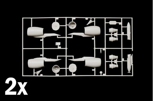 Maquette d'avion militaire :  KC-135 R/FR Stratotanker au 1/72 - Italeri 91281