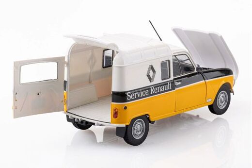Maquette voiture de collection : Starter set : Renault 4 Fourgonnette F4 1/24 - Heller 58700