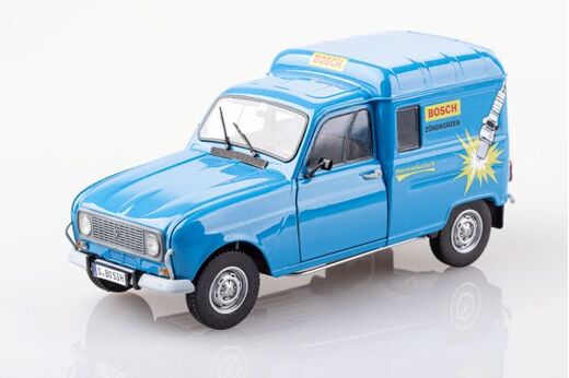 Maquette voiture de collection : Starter set : Renault 4 Fourgonnette F4 1/24 - Heller 58700