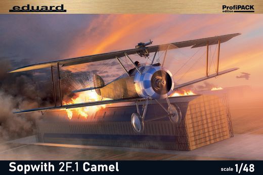 Maquette d'avion militaire : Sopwith 2F.1 Camel 1/48 - Eduard 82173