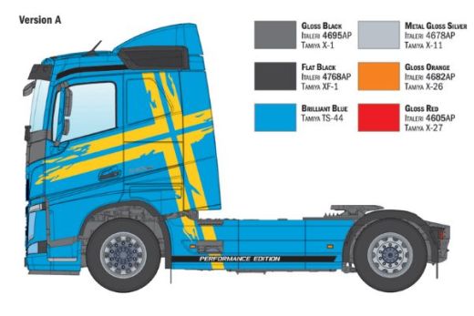 Maquette camion : Volvo FH Low Roof 1/24 - Italeri 3967  03967
