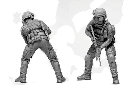 Figurine militaire : Opérateur des forces spéciales ukrainiennes au 1/24 - Masterbox 24089