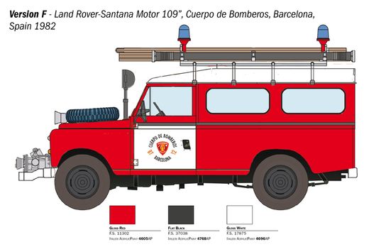 Maquette voiture : Range Rover Pompiers - 1:24 - Italeri 03660 3660