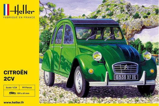 Maquette de la voiture Citroen 2 CV - Heller 80765