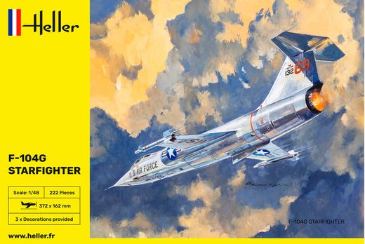 Maquette avion : F-104G Starfighter - 1:48 - Heller 30520