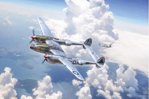 Maquette P-38 Lightning ETO 1/48 - Italeri 2834  02834