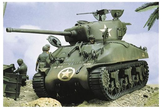 Maquette militaire : M4 A1 Sherman - 1:35 - Italeri 00225