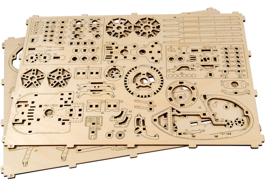 Puzzle 3D / Maquette bois - Hélicoptère mécanisé - Wooden City WR344Puzzle 3D / Maquette bois - Hélicoptère mécanisé - Wooden City WR344