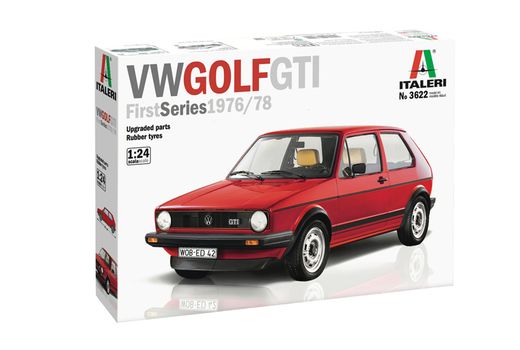 Maquette voiture : VW Golf GTI Série 1 1976‐78 ‐ 1/24 - Italeri 3622 03622